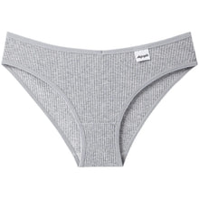 Load image into Gallery viewer, Sexy Panties Women&#39;s Striped Cotton Underwear Solid Brief
