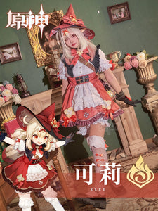 Original God Cos Koli Witch New Skin Qi Flower Star Candle Little Devil Cosplay Suit Anime Game C Suit Full Set