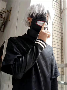 Tokyo Ghouls Ghoul Cosplay Suit Men and Women Can Wear Kaneki Ken Full Set Mask/Wig Suit Anime Cos