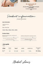 Load image into Gallery viewer, New sexy lingerie Ice Silk sexy nightdress lace slit seductive suspender dress backless breast-breaking home wear
