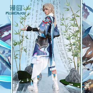 [Monenjoy] Collapse Star Dome Railway Game Cos Yanqing Chinese Ancient Style Men's Cosplay Costumes In Stock