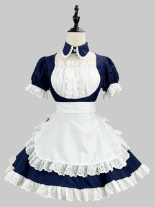 Akihara Japanese Style Maid Costume Cute Two-Dimensional Lolita Maid Suit Cosplay Dress