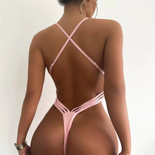 Load image into Gallery viewer, Sexy Backpack Sexy Thong Swimsuit
