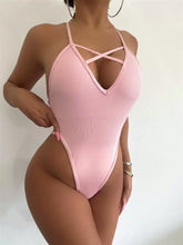 Load image into Gallery viewer, Sexy Backpack Sexy Thong Swimsuit

