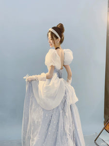 Halloween 61 Cinderella Princess Dress Cinderella Cosplay Fairy Adult Party Gift Clothes