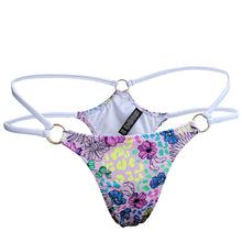 Load image into Gallery viewer, New Style Fashion Super Sexy Cross T-Back Bikini Pants Double Straps Tension Adjustment Bikini Swimming Trunks
