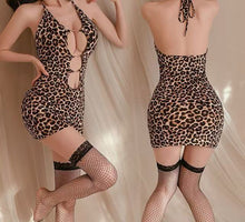 Load image into Gallery viewer, Sexy Lingerie, Sexy Maid Student Uniform, Nurse Bunny Girl, Hot Bed Passion, Midnight Charm Nightgown
