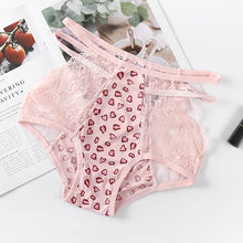 Load image into Gallery viewer, Non-Trace Carry Buttock Lace High Waist Ice Silk Underwear Pants
