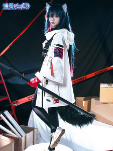 Manbone Tomorrow Ark Texas Cos Costume Winter Messenger Cosplay Anime Game Full Set C Suit Women