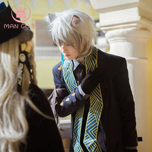 Load image into Gallery viewer, Mangu Ark of Tomorrow Cos Silver Gray COS Costume York&#39;s Cold Wind Bingyuan Messenger New Leather Cosplay Men&#39;s Clothing
