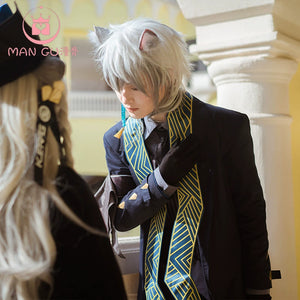 Mangu Ark of Tomorrow Cos Silver Gray COS Costume York's Cold Wind Bingyuan Messenger New Leather Cosplay Men's Clothing
