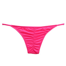 Load image into Gallery viewer, New Super Sexy Girls T-Back Bikini Pants Printed Back Pleating Single Super Small Cute Swimming Sea
