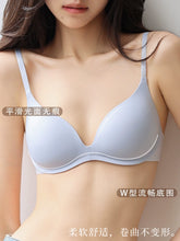 Load image into Gallery viewer, Personal Diary Minimalist Glossy Surface without a Scratch Wireless Underwear Women&#39;s Small Breast Push up Bra Thin Style Black White Bra

