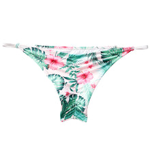 Load image into Gallery viewer, New Super Sexy Girls T-Back Bikini Pants Printed Back Pleating Single Super Small Cute Swimming Sea
