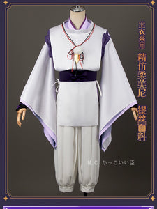 White Paratrooper Hanfu Manzhan Original God Deserter Cosplay Men's Clothing Cos Costume Celebrity Clothes Hero Clothes Role