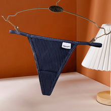 Load image into Gallery viewer, Pure Cotton Ladies Thong Low Waist Non-trace Sexy Underwear
