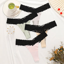 Load image into Gallery viewer, Women Panties Lace Thong Female Lingerie G-String Underwear
