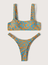 Load image into Gallery viewer, Women Bikini Push Up Padded Thong Swimsuit Cut Bathing Suit
