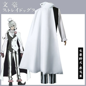 Wenhao Stray Dogs Season 4 Gogol Cos Costume the Decay of the Angel One Clown Cosplay Costume Men Full Set