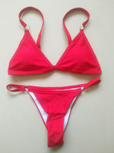 Load image into Gallery viewer, 2023 New Sexy Separates Women&#39;s Swimsuit Bikini Small Chest T-Back Bikini Three-Point Swimsuit
