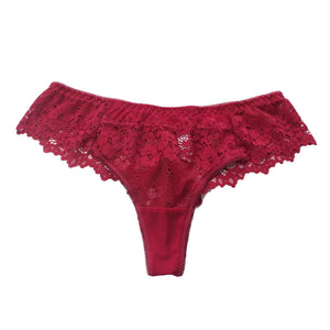 Lace Thong Women Panties Sexy Transparent Underwear Lingere