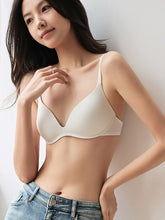 Load image into Gallery viewer, Personal Diary Minimalist Glossy Surface without a Scratch Wireless Underwear Women&#39;s Small Breast Push up Bra Thin Style Black White Bra
