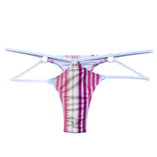 Load image into Gallery viewer, New Style Fashion Super Sexy Cross T-Back Bikini Pants Double Straps Tension Adjustment Bikini Swimming Trunks
