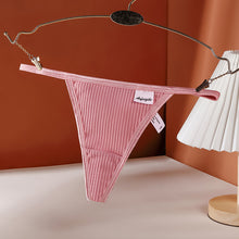 Load image into Gallery viewer, Pure Cotton Ladies Thong Low Waist Non-trace Sexy Underwear

