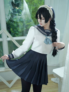 No Goo Bird Curse Back to Battle Within the Sky Lizi Cosplay Costume Curse Back to Battle Cos Clothing JK Sailor Suit