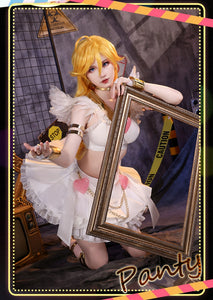 Cos-Mart Anime Panty & Stocking With Garterbelt Panty/Stocking Cosplay Costume Combat Dress Activity Party Role Play Clothing
