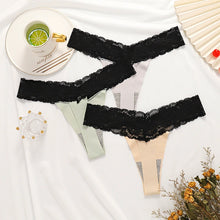 Load image into Gallery viewer, Women Panties Lace Thong Female Lingerie G-String Underwear
