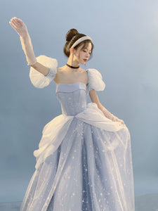 Halloween 61 Cinderella Princess Dress Cinderella Cosplay Fairy Adult Party Gift Clothes