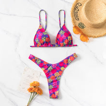 Load image into Gallery viewer, Women&#39;s Swimsuit 2023 New Fashion Sexy Bikini Small Size Sexy T-Back Hot Spring Skirt Three-Piece Swimsuit
