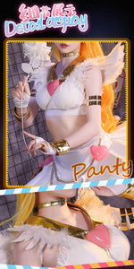 Cos-Mart Anime Panty & Stocking With Garterbelt Panty/Stocking Cosplay Costume Combat Dress Activity Party Role Play Clothing