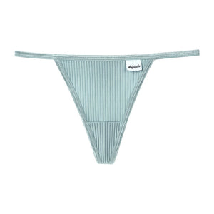 Pure Cotton Ladies Thong Low Waist Non-trace Sexy Underwear