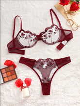 Load image into Gallery viewer, Y cross-border Europe and the United States new sexy lingerie sexy ladies mesh black perspective sexy suit wholesale 23129

