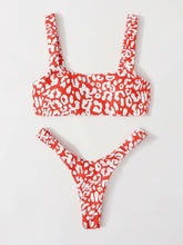 Load image into Gallery viewer, Women Bikini Push Up Padded Thong Swimsuit Cut Bathing Suit
