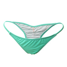 Load image into Gallery viewer, New Super Sexy Girls T-Back Bikini Pants Printed Back Pleating Single Super Small Cute Swimming Sea
