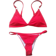 Load image into Gallery viewer, 2023 New Sexy Separates Women&#39;s Swimsuit Bikini Small Chest T-Back Bikini Three-Point Swimsuit
