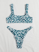 Load image into Gallery viewer, Women Bikini Push Up Padded Thong Swimsuit Cut Bathing Suit
