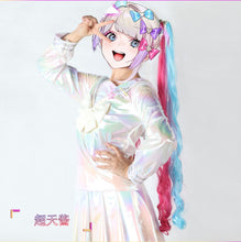 Load image into Gallery viewer, 【Wetrose】In Stock NEEDY GIRL OVERDOSE Amechan K Angel Cosplay Costume Game Seifuku Full Set JK Chou Zetsu Sai Kawa Ten Shi Chan
