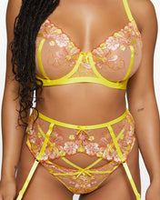 Load image into Gallery viewer, Foreign trade sources Europe and the United States new sexy lingerie sexy ladies three-point mesh strap perspective three-piece set
