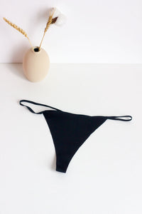 Fashion Pieces Sexy Seamless Cotton Crotch T-Shaped Panties Minimalist Metal Ring One-Piece Thin Belt Low Waist T-String for Women Inner