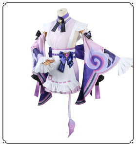 Genshin Impact Yumemizuki Mizuki Cosplay Costume Wig Anime Chinese Halloween Costumes for Women Game Uniform