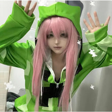 Load image into Gallery viewer, Game Cosplay Costume Green Coat Cute Clothes Women Outfits Daily Suits Holiday Clothing Halloween Coats Carnival Party Dress Up
