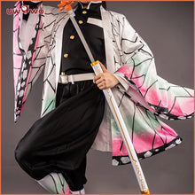 Load image into Gallery viewer, In Stock UWOWO Shinobuu Cosplay New Design Halloween Costumes Shinobuu Kochou Kimono Uniform Haori
