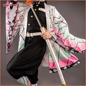 In Stock UWOWO Shinobuu Cosplay New Design Halloween Costumes Shinobuu Kochou Kimono Uniform Haori