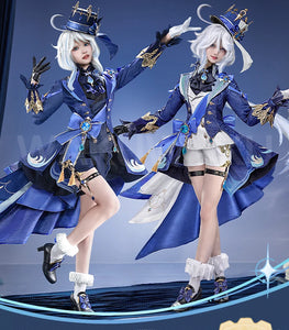 IN STOCK Furina Focalors Cosplay Costume Game Genshin Impact WakuWaku-SR Fontaine Furina Focalors Women Cute Cosplay Costume Hat