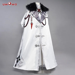 In Stock UWOWO Genshin Impact Fatui Arlecchino Cosplay Costume Harbingers Cosplay The Knave Snezhnaya Halloween Cloak Costume