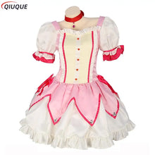 Load image into Gallery viewer, Kaname Madoka Cosplay Costume Wig Anime Puella Magi Madoka Magica Pink Ball Dress Halloween Party Uniform Outfit for Women Girl
